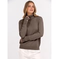 thumbnail image 4 of ANRABESS Turtleneck Sweaters for Women Long Sleeve Tops | 2026 Fall Winter Fashion Clothes, Office Work Daily Wear Dressy Casual Outfits, Soft Knitted Ribbed Button-Cuff Pullover Top, 4 of 9