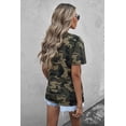 thumbnail image 1 of POGLIP Women's Classic Coffee Graphic Camo Tee, 1 of 6