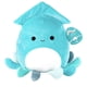 thumbnail image 1 of Peluche Squishmallows Sky The Teal Squid, 25 cm, regalo para niños, 1 of 6