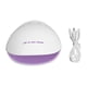 thumbnail image 1 of Shell Shape LED Nail Polish Dryer 12 Light Chips 180 Degree Curing Nail Lamp Purple, 1 of 1