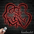 thumbnail image 4 of Handmadetneonsign Custom Family Metal Wall Art LED Light, Father Mother Child Metal Sign, 4 of 5