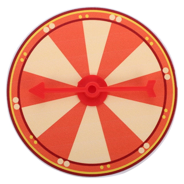 CIMAXIC Roue de Jeu de Loterie en Plastique pour Fête, 3.94"X3.94"X0.2"