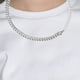thumbnail image 3 of Mens Pearl Necklace & Bracelet Comfortable Silver Adjustable Chic Handmade, 3 of 9