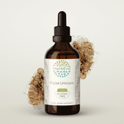 HerbEra False Unicorn Tincture, Herbal Dietary Supplement for Women’s Health Support, False Unicorn (Chamaelirium luteum) Dried Root Extract, Natural, Alcohol-Free, Drops 4 oz