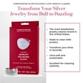 thumbnail image 4 of Connoisseurs Silver Jewelry Polishing Cloth Cleans and Polishes All Silver Jewelry, 4 of 7