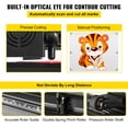 thumbnail image 3 of KFFKFF 53-Inch Automatic Contour Vinyl Cutter Plotter Force & Speed Adjustable Sign Cutting With Floor Stand & Signmaster Software, 3 of 9