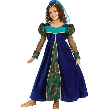 Blue Camelot Princess Kids Costume