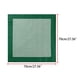 thumbnail image 3 of Bufandas cuadradas con estampado de rayas para mujer de 70 cm, pañuelo para el cuello, pañuelo para el cuello, diadema Verde oscuro 70*70cm/ 27.56*27.56 inches(L*W), 3 of 6