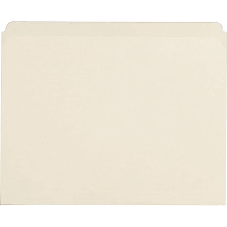 Business Source Straight Tab Cut Letter Recycled Top Tab File Folder – 8 1/2 x 11 – 3/4 Expansion – Manila – Manila – 10% Recycled – 100 / Box | Bundle of 10 Boxes