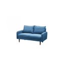 thumbnail image 2 of Kingway Furniture Hambrok Velvet Living Room Loveseat in Prussian Blue, 2 of 9