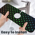 thumbnail image 6 of Sikiie Poker Shapes Splash Guard for Sink Faucet-1 PC Super Absorbent Fast Drying Mat Sink Gadgets-Splash Guard for Kitchen, Sink Mat, 6 of 7