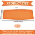 thumbnail image 5 of Knitted Rib Fabric 25.5x9" Stretch Cotton Ribbing Fabric Rib Cuff Fabric Cuffs Replacement for Waistband Neckband Cuffs Jacket Extension Sewing Orange, 5 of 6