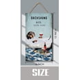 thumbnail image 4 of Retro Bath Soap Dachshund Wooden Hanging Sign Dog Lovers Gift Bathtub Animal Wall Art Funny Bathroom Decor for Home Office Cafes Bar Club Housewarming Gift Shabby Signs 6x12 Inches, 4 of 6