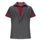 thumbnail image 3 of Blusa y camisa de manga corta con cuello vuelto para hombre, camiseta informal de moda de color liso con solapa, camiseta de manga corta con cuello redondo, blusa para hombre, 3 of 5