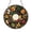 Acrylic 3.5 Inch, variant on Asian Meal Tray with Rice and Vegetables Stained Glass Style Suncatcher Window Hanging Art Panel, Traditional Food Window Decor for Kitchen Decoration, Cooking Theme Ornament Gift for Food Lovers