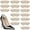 Beige, variant on Heel Grips Heel Inserts, Soft Heel Protectors, 8 Pairs