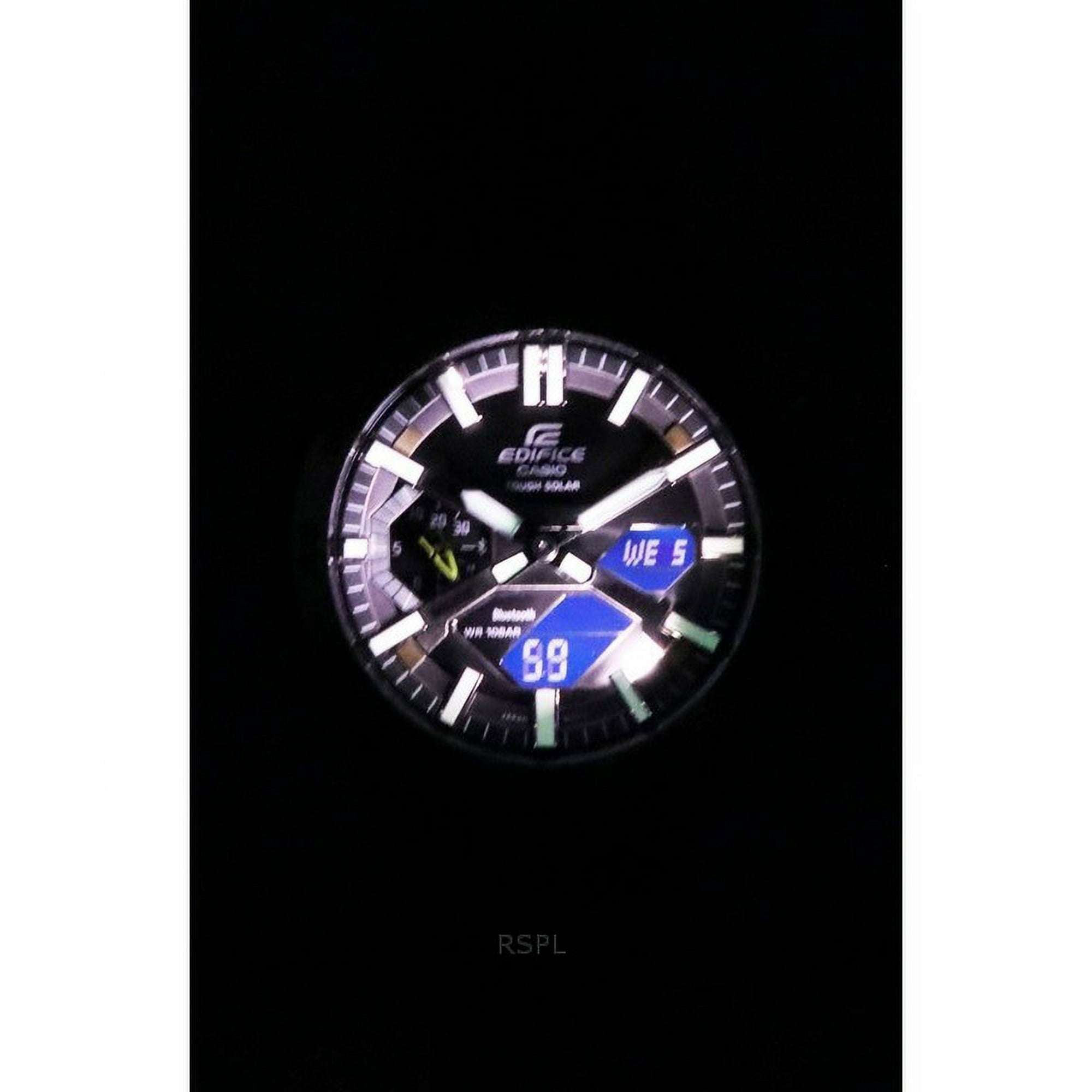 Casio men's tough solar edifice smartphone link bluetooth stainless steel watch hotsell