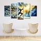 thumbnail image 2 of Cuadro decorativo Cuadros Abigail Abstracto Hombre Fuerza Rompiendo Limites Set de 5 piezas, 2 of 5