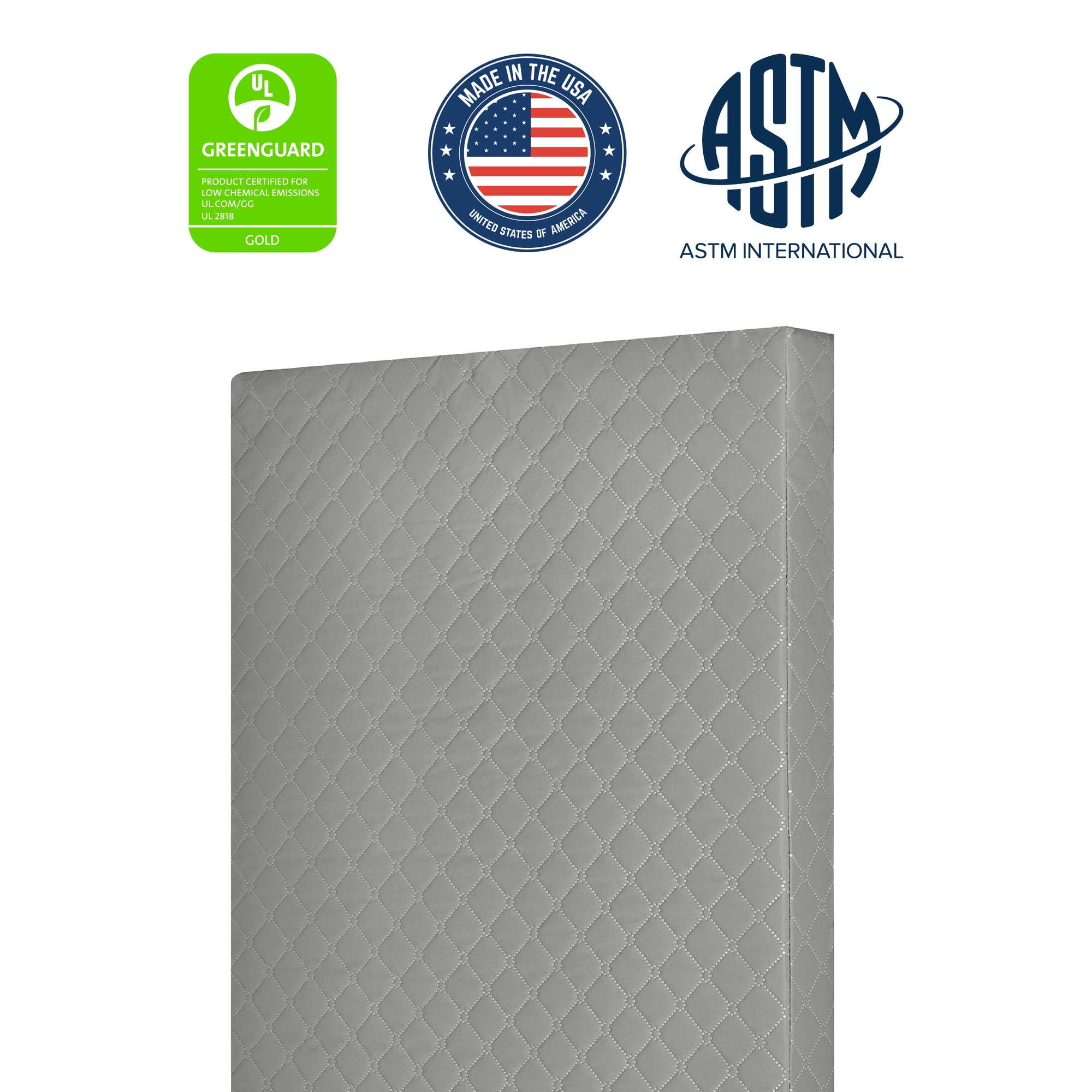 Dream on Me Aster 1.5" Fiber Portable/Mini Crib Foam Mattress