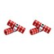 thumbnail image 2 of Clavijas de bicicleta Eigraketly 2 piezas cilindro aleación de aluminio antideslizante Rojo 2Conjunto, 2 of 6