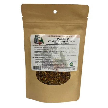 Cleanse Well Blend Herbal Tea PhytoLab, 50g (Слабительный сбор)