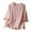 L-87Pink250, variant on Women Blouse Summer Cotton Vintage Elegant Soft Three Quarter Sleeve V Neck Relaxed Fit Shirt Plus Size Retro Embroidery Top For Ladies Everyday Wear,Beige,XXL