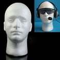 thumbnail image 4 of Male Polystyrene Styrofoam Foam Head Model Stand Wig Hair Hat Mannequin, 4 of 5