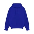 thumbnail image 4 of Men's Hoodie Baggy Outdoor Men Sweatshirts Long Sleeve Pullover Kangaroo Pocket Royal Blue 2XL, 4 of 9