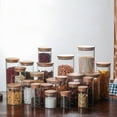 thumbnail image 3 of 1Pack Glass Canister for Sugar Salt Container 8.00X6.50X6.50CM, 3 of 8