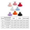 thumbnail image 7 of IDOPIP Baby Toddler Flower Girl Dress Lace Tulle Birthday Pageant Gown 1-5 Years 3D Flowers Formal Dress Toddler Wedding Guest Dress Baby Girl First Birthday Party Princess Baptism Dresses, 7 of 7