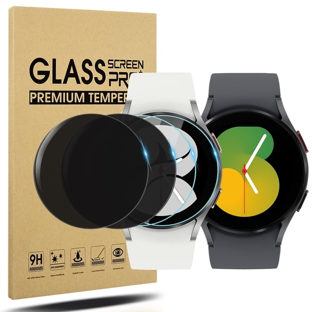 Protector de pantalla de privacidad Suoman 2+2 para Samsung Galaxy Watch 7/6/5/4 de 40 mm