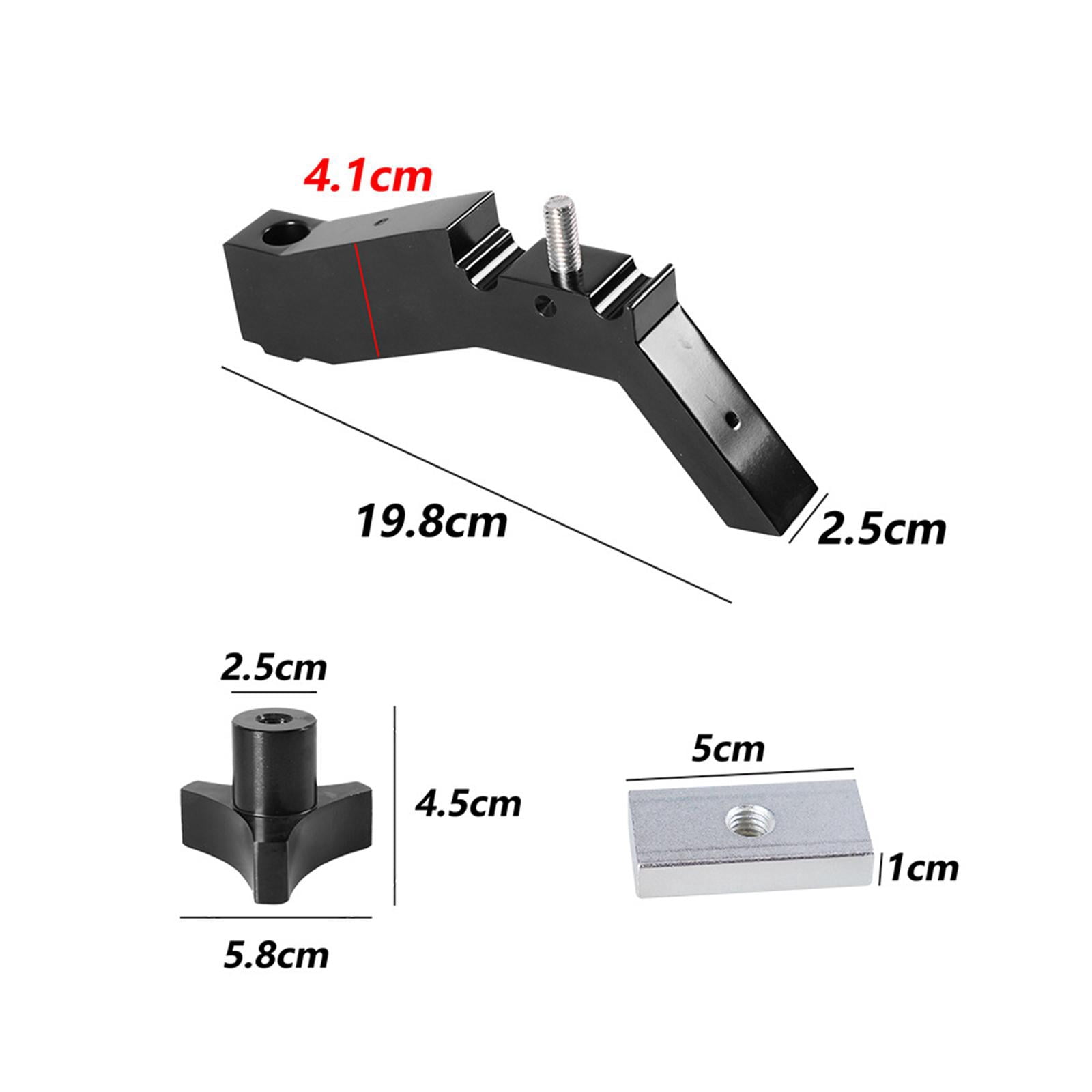 Wzmzjy Jack Mounting Brackets Holder Mount, Rustproof High Lift Jack Mount, Black Car Jack Stand Jack Bed Mount for