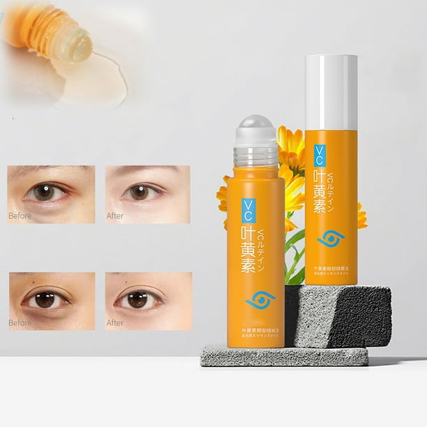 Aceite esencial de luteína Eye Roller Essences Oil: nutre, hidrata, alivia la fatiga y es de fácil absorción. 8 ml. Cuidado de los ojos.