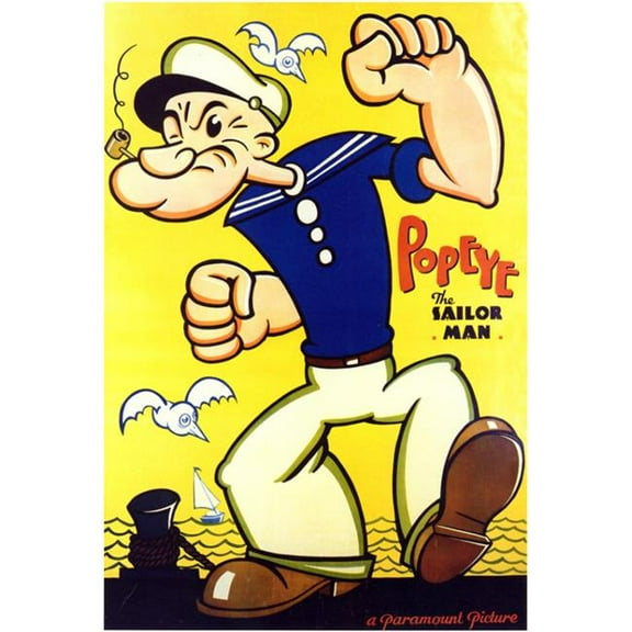 Posterazzi MOVCF3296 Popeye the Sailor Man Movie Poster - 27 x 40 in.