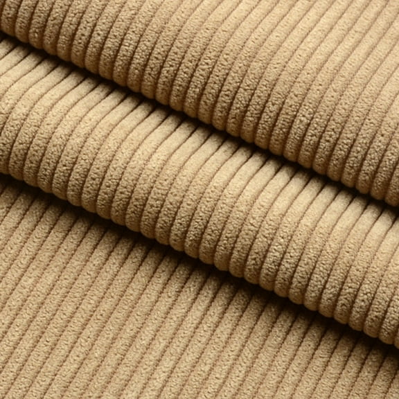 COOLHOOD Durability Corduroy Fabric Solid Color Stripe Handmade Making Fabric Clothing for Furniture and Projects