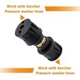 thumbnail image 2 of High Pressure Quick Coupler For Gun And Pressure Washer, Hose Connector Adapters Only Compatible With Krcher Hose, Female M22 14mm, 2 Pack, 2 of 5