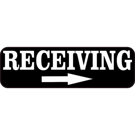 10in x 3in Right Arrow Receiving Magnet