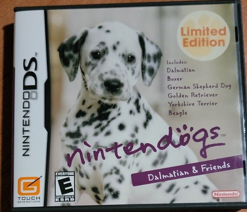 Nintendogs Dalmatian & And Friends Limited Edition DS NO MANUAL