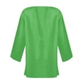 thumbnail image 4 of Timegard Cardigan à Manches 3/4 pour Femmes, Manteaux Légers à devant Ouvert, Automne, Décontracté, Coupe Ample, Vestes Fines, 4 of 5
