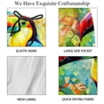 thumbnail image 4 of luoweisi Men's Beach Shorts Quick Dry Swim Trunks with Mesh Lining Toucan L, 4 of 5