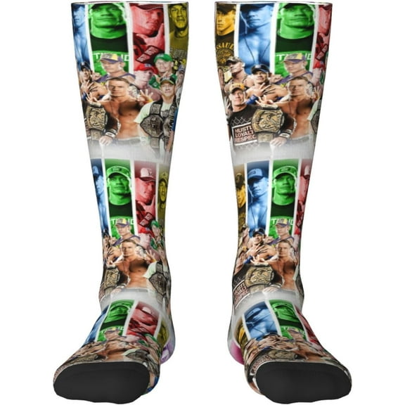 John Cena Stocking Women's Crew Sock High Sock Soft Men's Athletic Socks Outdoor Socks