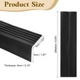 thumbnail image 2 of Stair Nosing, 6.5 ft (2x2 Inch) Self-Adhesive Step Edge Protector, Black, 2 of 6