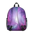 thumbnail image 3 of Colorful Starry Sky and Universe Backpack for School, Cute School Bag with Adjustable Shoulder Straps and Padded Back, 13.8"x11.4"x6", 3 of 5