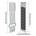 thumbnail image 2 of Comfort Breathable Silicone Wristband Compatible Ordinary Style 5.0 Strap Band Durable Soft Silicone Sports Loop Replacement Bands for Men Women Metal Frame Connector Outdoors, 2 of 4