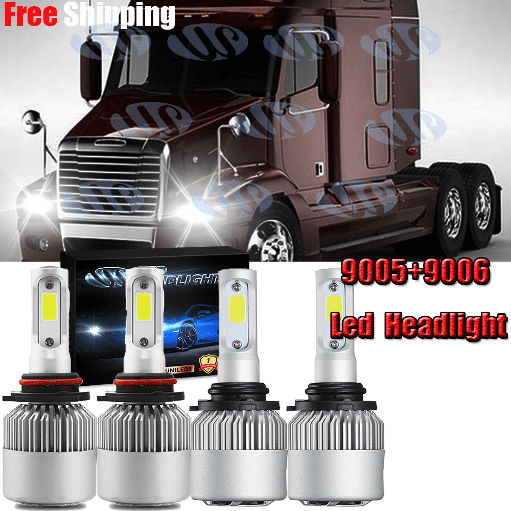 6000K LED Conversion Bulb Kit for Freightliner Century Headlights Lamp