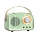 thumbnail image 1 of Altavoz Inalámbrico Pequeño Compatible Con Dientes  Vintage para Exteriores Portátil () Azul Y Verde, 1 of 9