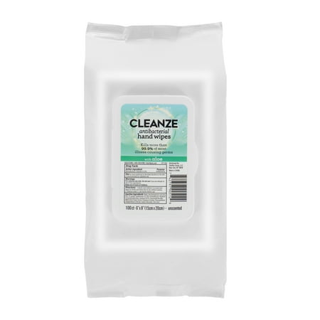 Cleanze Antibacterial Hand Wipes -100ct