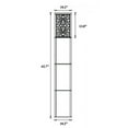 thumbnail image 7 of 65""H Brown 3-Shelf Floor Lamp with Flower Shade - Wooden Construction, Pull Switch, 40W Max, UL Listed, Living Room Lighting & Decor, 7 of 7
