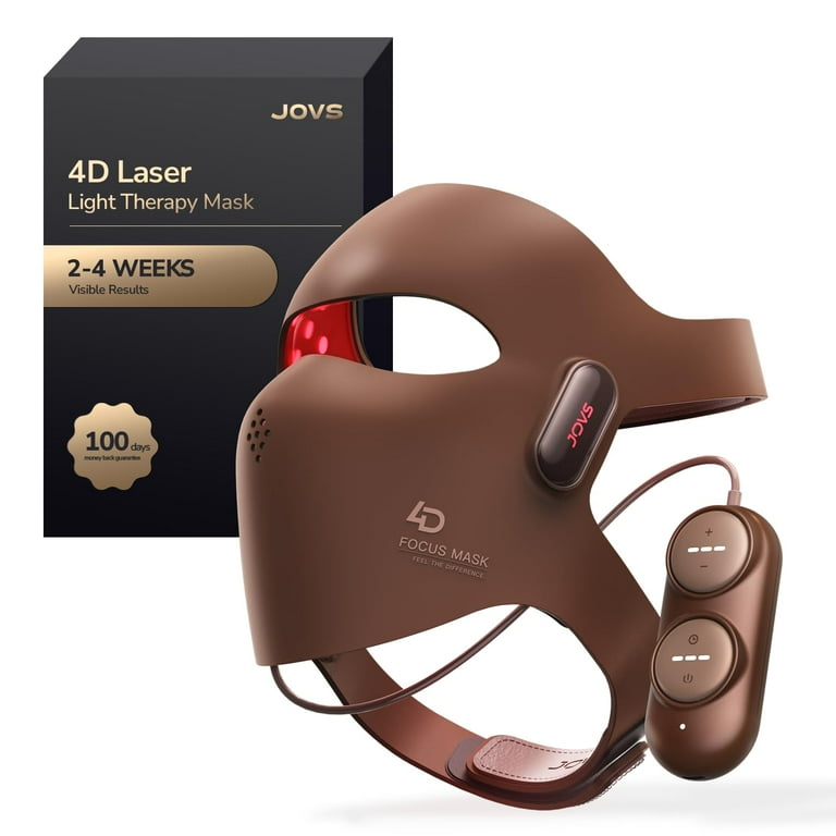 JOVS 4D Laser Light Therapy Mask, Red Light Mask for Face, 4