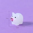 thumbnail image 6 of Dserhfy 12Pcs Mini Pig Figurine Glow-in-the-dark Resin Tiny Pig Ornament Miniature Animal Statue Toy Fairy Garden Microlandscape Desktop Decoration, 6 of 8